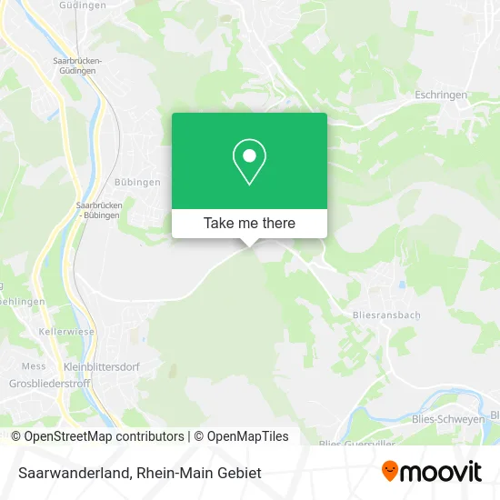 Карта Saarwanderland