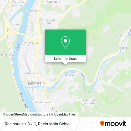 Rheinsteig / B / C map