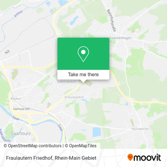 Карта Fraulautern Friedhof