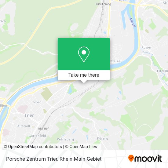 Карта Porsche Zentrum Trier