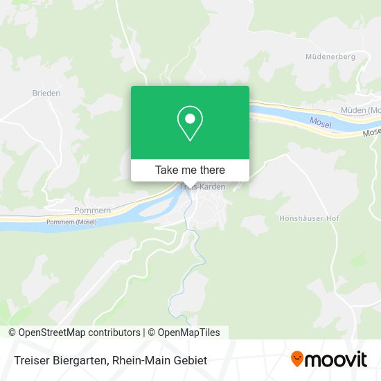 Карта Treiser Biergarten