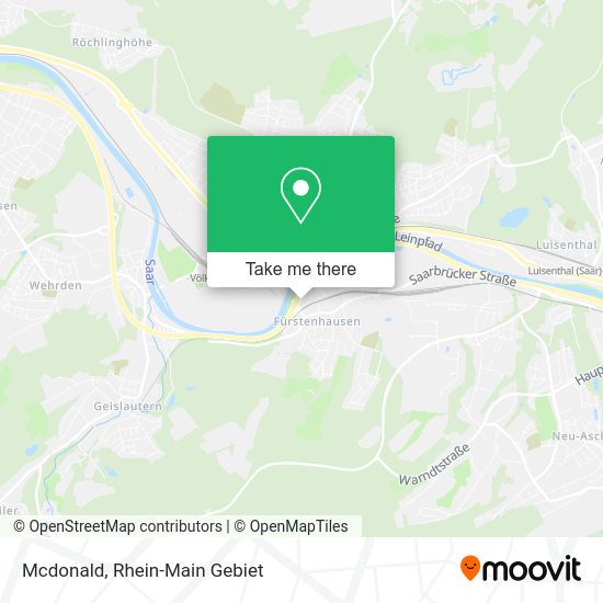 Карта Mcdonald