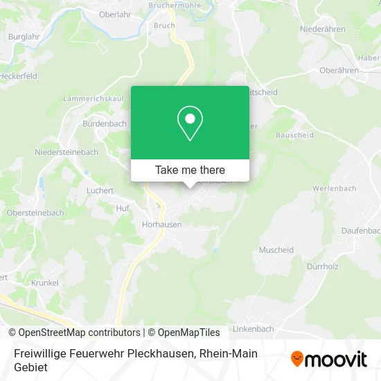 Карта Freiwillige Feuerwehr Pleckhausen