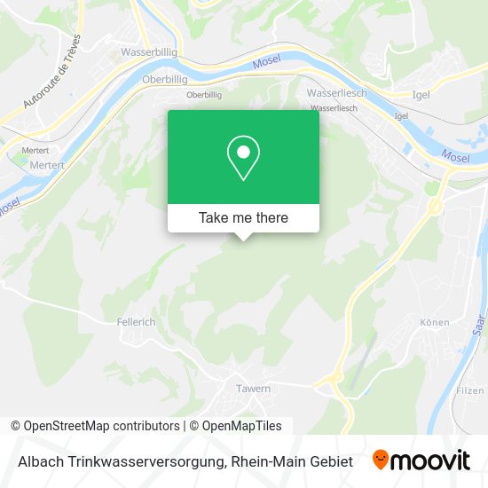 Карта Albach Trinkwasserversorgung