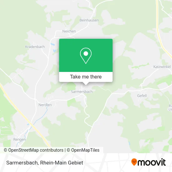Карта Sarmersbach