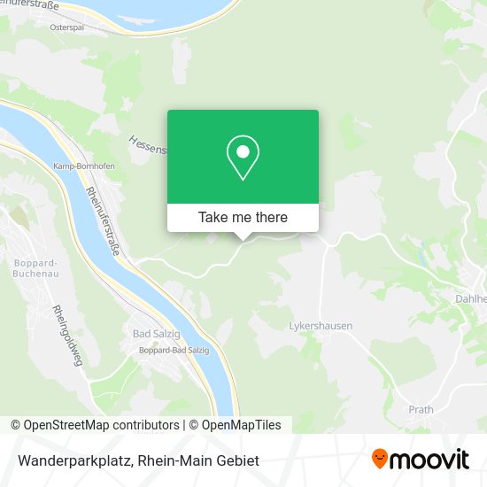Карта Wanderparkplatz