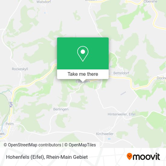 Карта Hohenfels (Eifel)