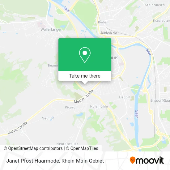Карта Janet Pfost Haarmode