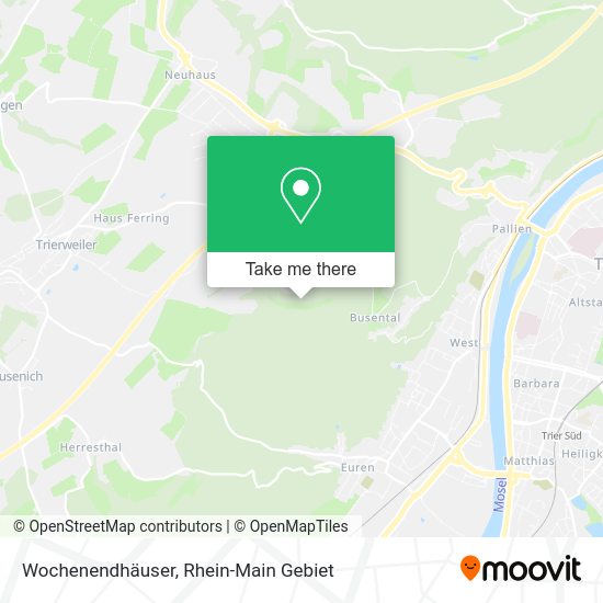 Карта Wochenendhäuser