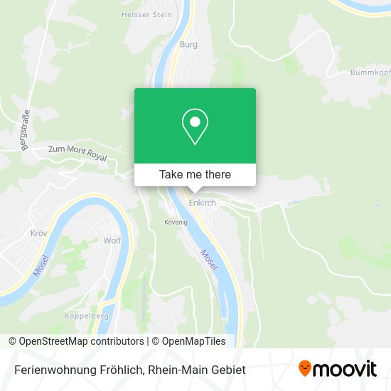 Карта Ferienwohnung Fröhlich