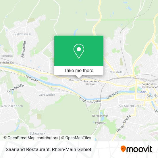 Карта Saarland Restaurant