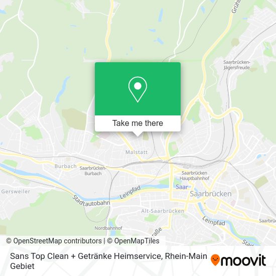 Карта Sans Top Clean + Getränke Heimservice