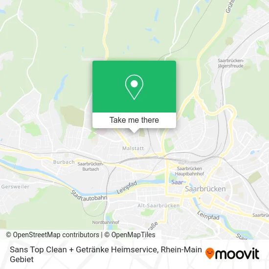 Карта Sans Top Clean + Getränke Heimservice