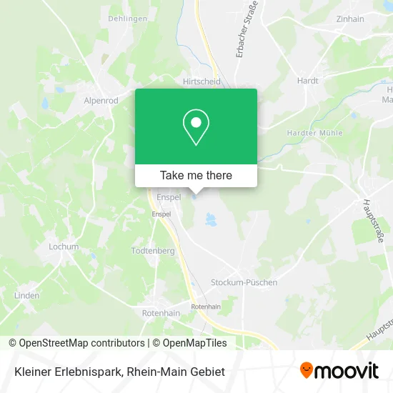 Карта Kleiner Erlebnispark