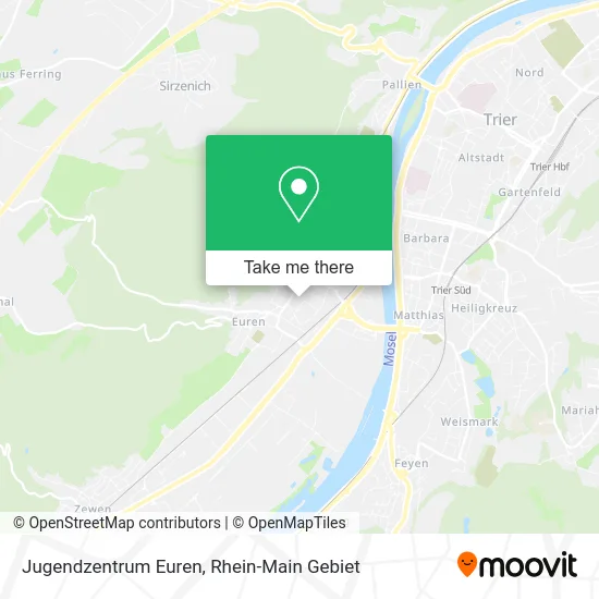 Карта Jugendzentrum Euren