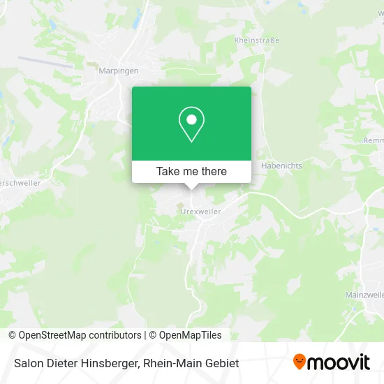 Карта Salon Dieter Hinsberger