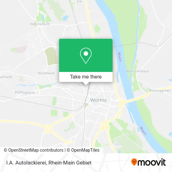 Карта I.A. Autolackierei