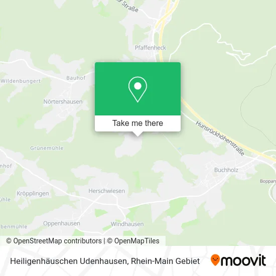 Карта Heiligenhäuschen Udenhausen