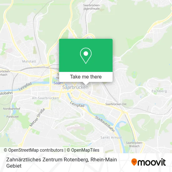 Карта Zahnärztliches Zentrum Rotenberg
