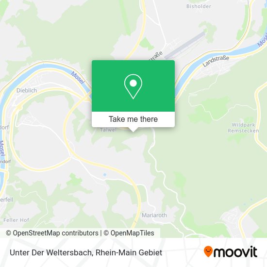 Карта Unter Der Weltersbach
