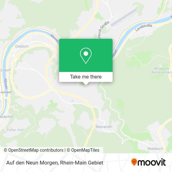 Карта Auf den Neun Morgen