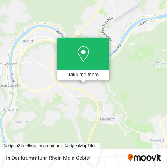 Карта In Der Krummfuhr