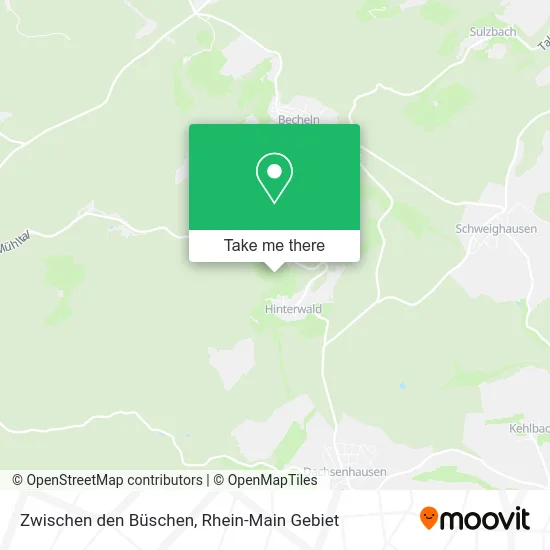 Карта Zwischen den Büschen