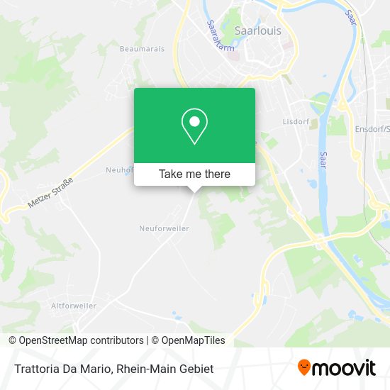 Карта Trattoria Da Mario