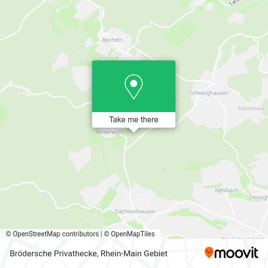 Карта Brödersche Privathecke