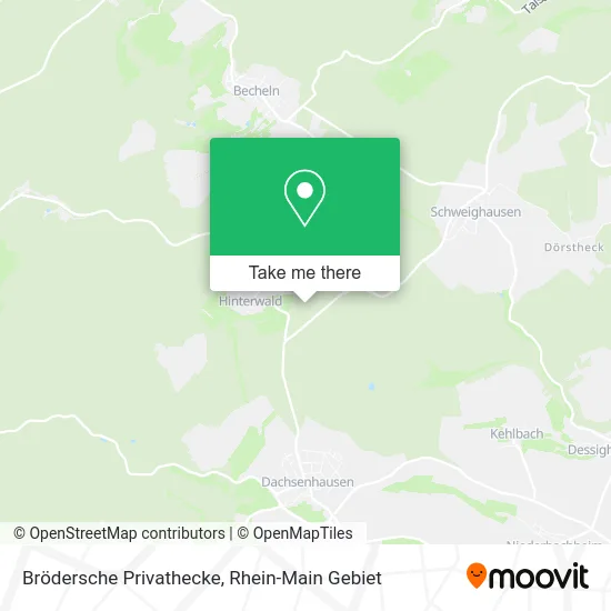 Brödersche Privathecke map
