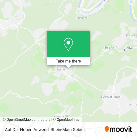 Карта Auf Der Hohen Anwend