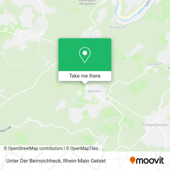 Карта Unter Der Bernsichheck