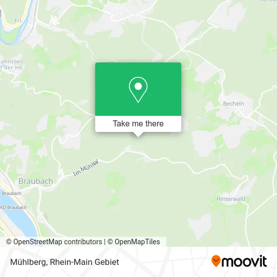 Mühlberg map