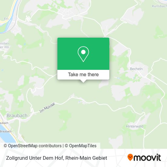 Карта Zollgrund Unter Dem Hof