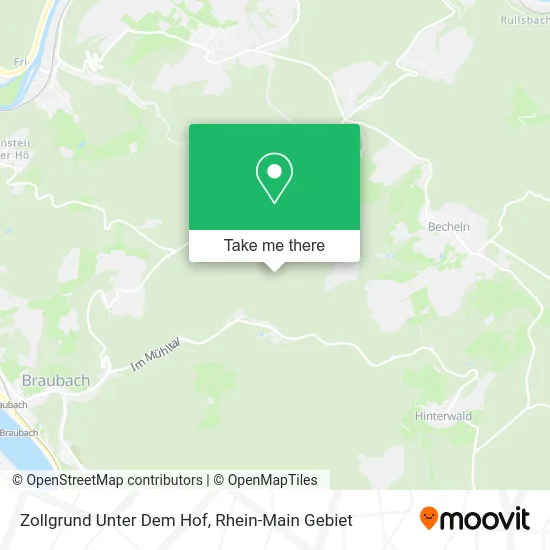 Zollgrund Unter Dem Hof map