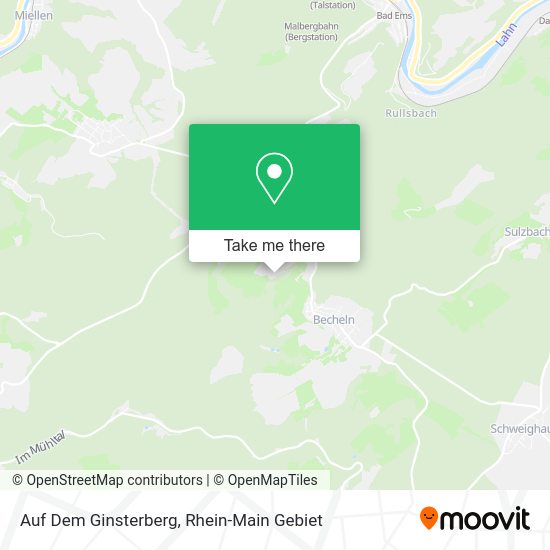 Карта Auf Dem Ginsterberg