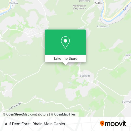 Карта Auf Dem Forst