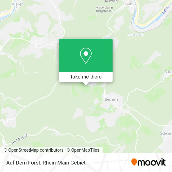 Карта Auf Dem Forst