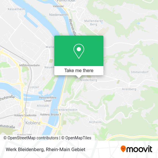 Карта Werk Bleidenberg