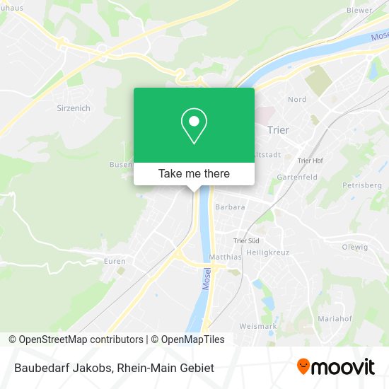 Карта Baubedarf Jakobs