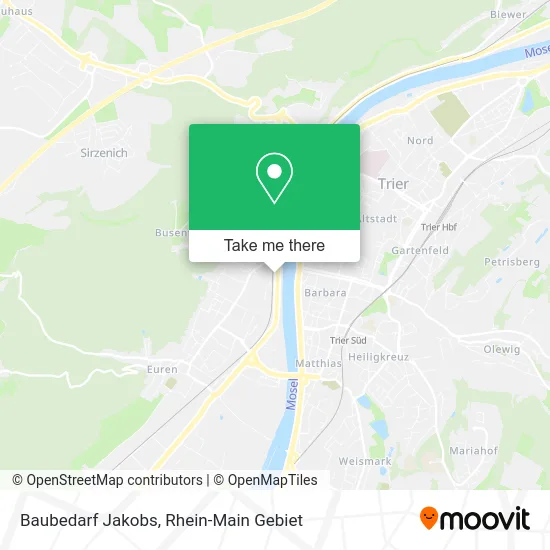 Карта Baubedarf Jakobs