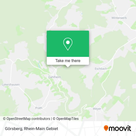 Карта Görsberg