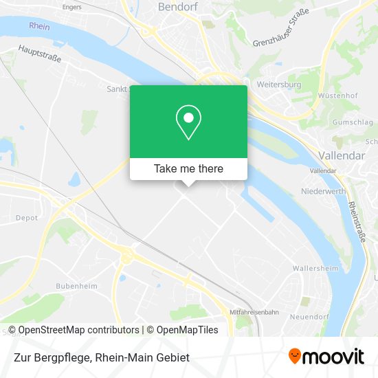 Карта Zur Bergpflege