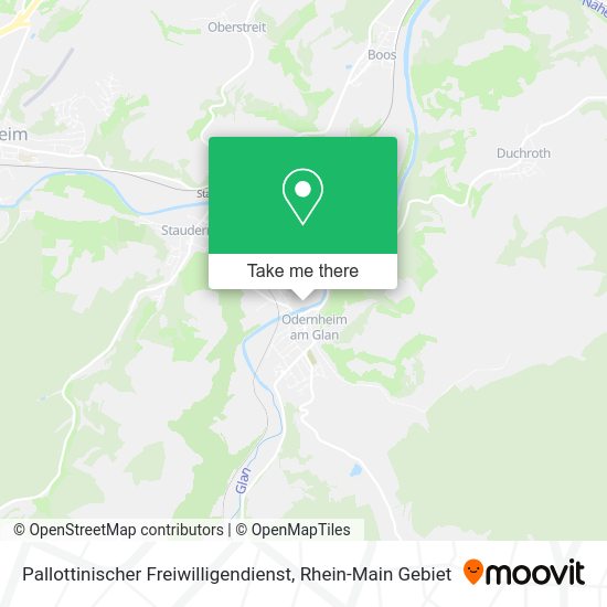 Карта Pallottinischer Freiwilligendienst