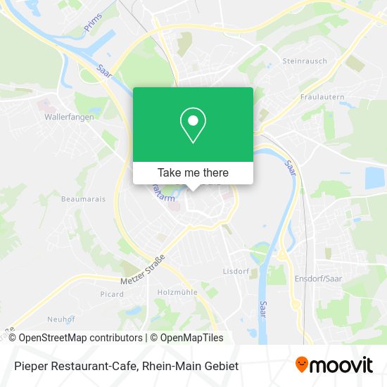 Карта Pieper Restaurant-Cafe