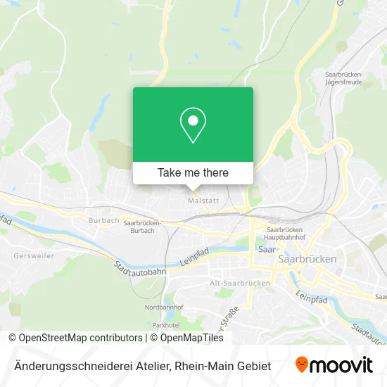 Карта Änderungsschneiderei Atelier