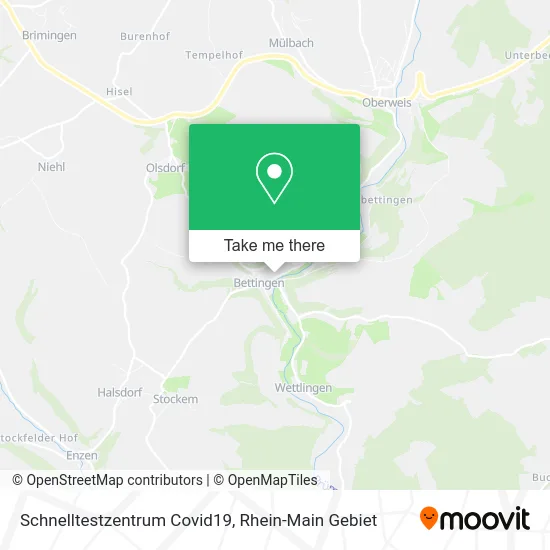 Карта Schnelltestzentrum Covid19