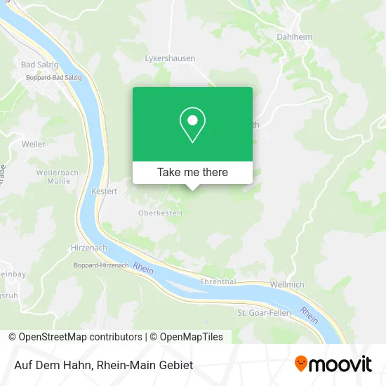 Карта Auf Dem Hahn
