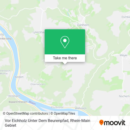 Карта Vor Eichholz Unter Dem Beurenpfad
