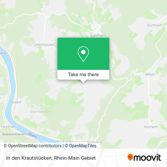 Карта In den Krautstücken